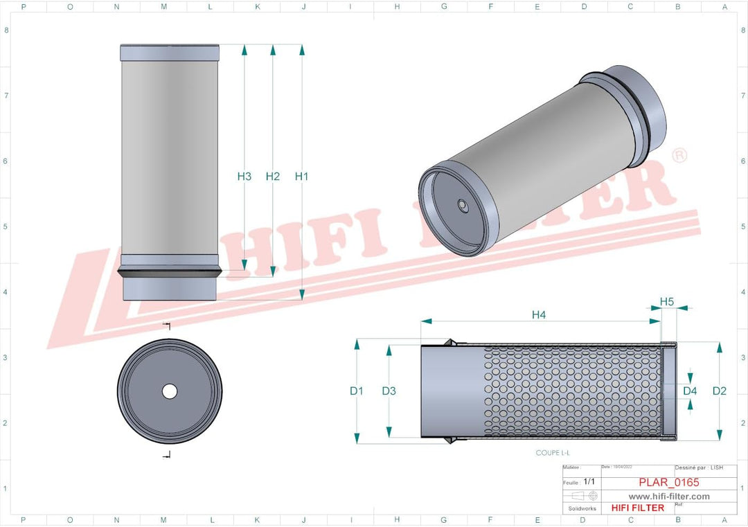 HIFI FILTER Luftfilter SA 14677