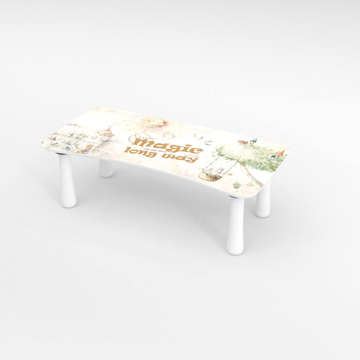 Tritthocker Kinder Holz Badhocker Hocker Kinder Trittschemel Kindermöbel Castle 50x26x16cm 1 x Tritt
