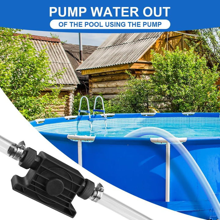Flintronic Bohrmaschinenpumpe, Wasserpumpe, 900 L/H Selbstansaugende Transferpumpe, Akkuschrauber Pu
