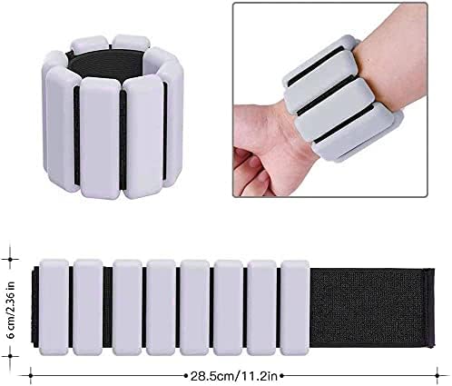 2 PCS Handgelenkgewichte Knöchelgewichte Set Gewichtsmanschetten für Fuss oder Handgelenk auf Bewegu