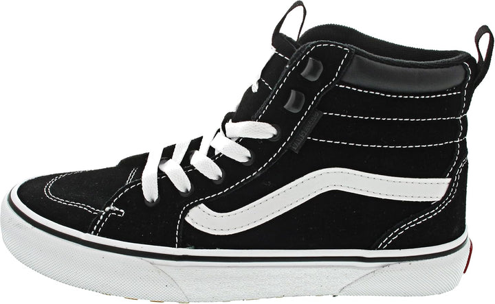 Vans Unisex Kinder Filmore Hi Vansguard Sneaker 33 EU Suede Black White, 33 EU Suede Black White