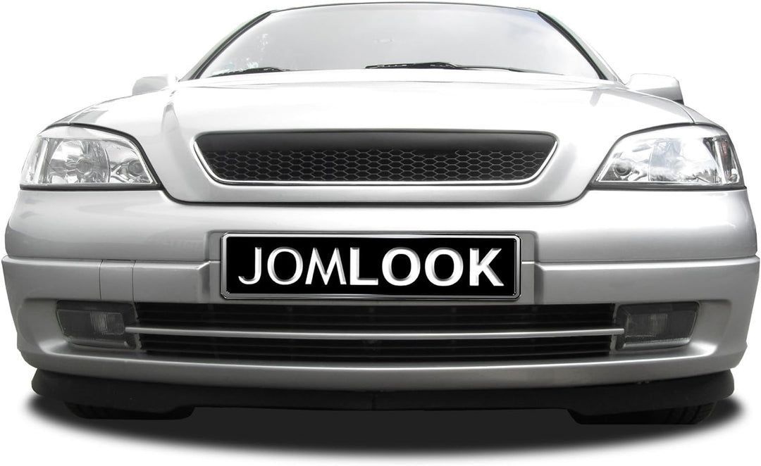 JOM Car Parts & Car Hifi GmbH 6320027MOE Kühlergrill ohne Emblem mit Chromrahmen und Wabengitter, sc