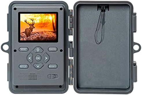 Maginon Wildkamera WLAN Wildtierkamera WK-6HDW Infrarot WiFi Nachtsicht Bewegungsmelder Wild-Jagd-Ka