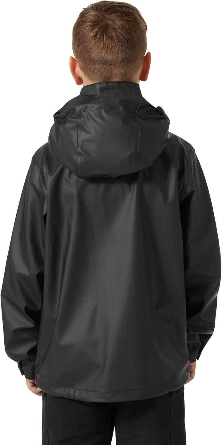 Helly Hansen Junior Unisex Moss Regenjacke 8 Jahre Schwarz, 8 Jahre Schwarz