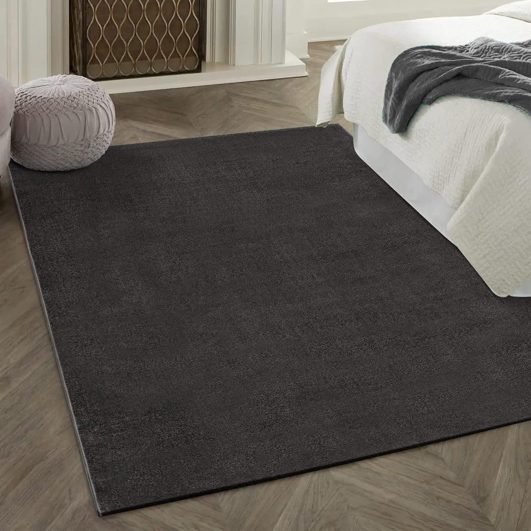 Impression Kurzflor-Wohnzimmerteppich - Schlichte Moderne Teppiche für Schlafzimmer, Büro, Flur, Küc