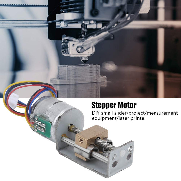 Schrittmotor mit Mini-Linear-Leitspindelmutter-Schieber, 20 mm bewegliche Schubmotoren Gleitführungs