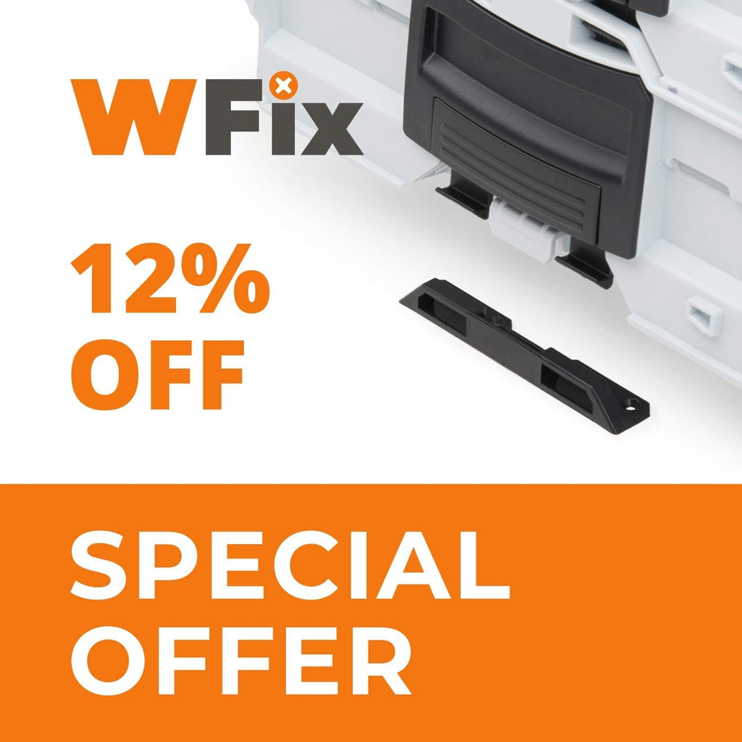 WFix Sortimo L-BOXX Halter für Bosch Sortimo | L-SAFE Sicherheitsbefestigungen | Passend für alle Bo
