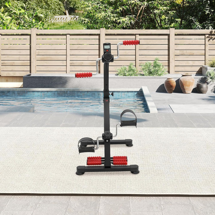 Pedaltrainer Heimtrainer Arm, Bein Bewegungstrainer mit LCD Display