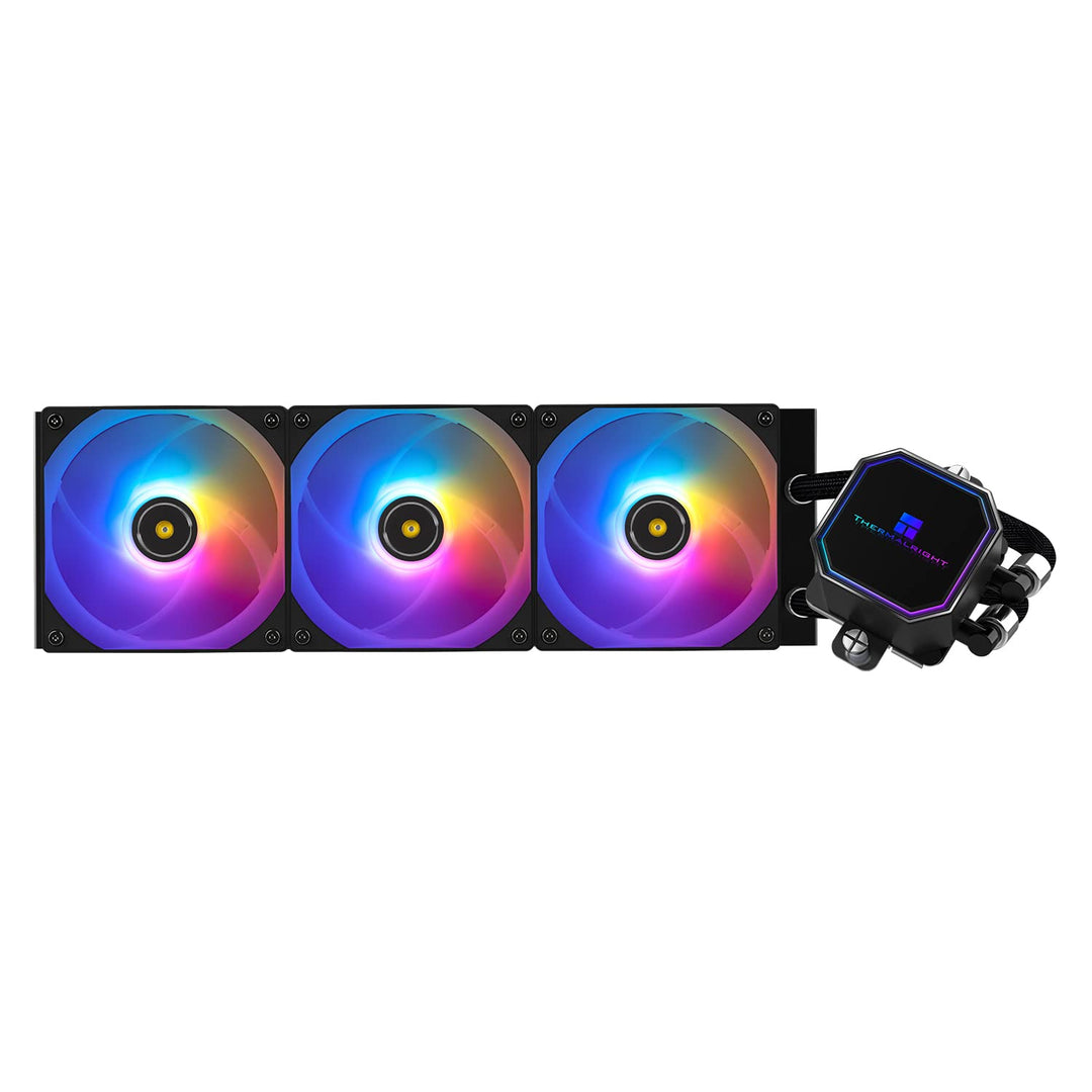 Thermalright Frozen Prism 360 BLACK ARGB CPU-Flüssigkeitskühler,Effiziente PWM-gesteuerte Pumpe 3300