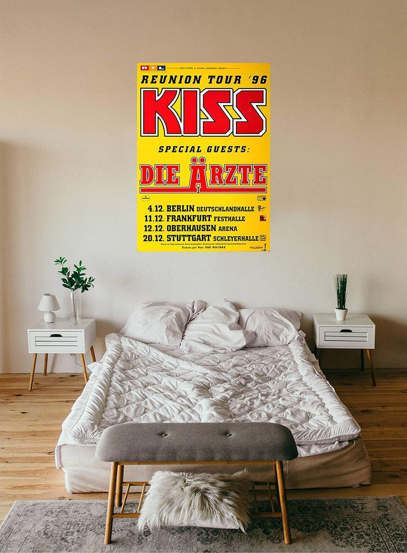 KISS - Reunion, Tour 1996 » Konzertplakat/Premium Poster | Live Konzert Veranstaltung | DIN A1 «