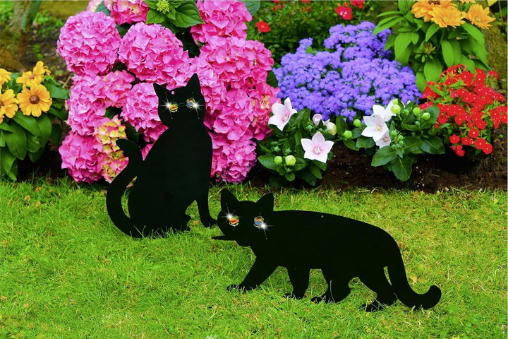 WENKO Vogelschreck Katzen, 2er Set