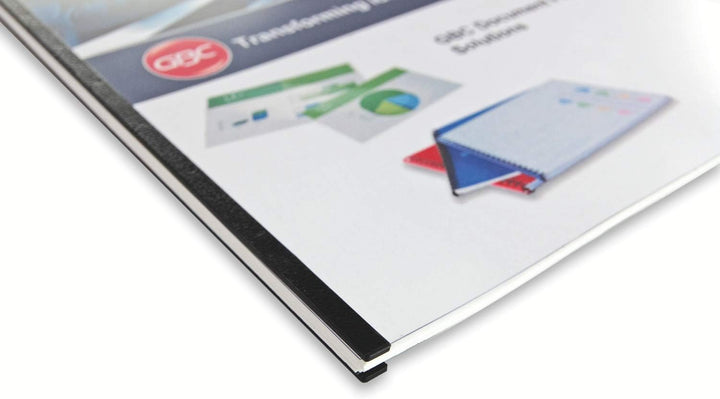 GBC SureBinds Bindestrips, A4, 100 Stück,schwarz, schwarz
