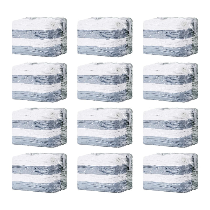 TAILI Vakuumbeutel für Kleidung Gross Würfel, 12 Jumbo Vakuumbeutel für Bettdecken Vacuum Bags for C
