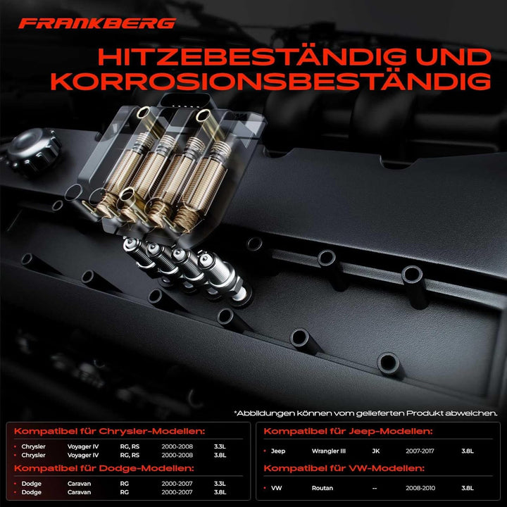 Zündspule 4-Polig für Voyager IV RG RS Caravan RG_ Wrangler III JK Routan 3.3L 3.8L 2000-2017 560325
