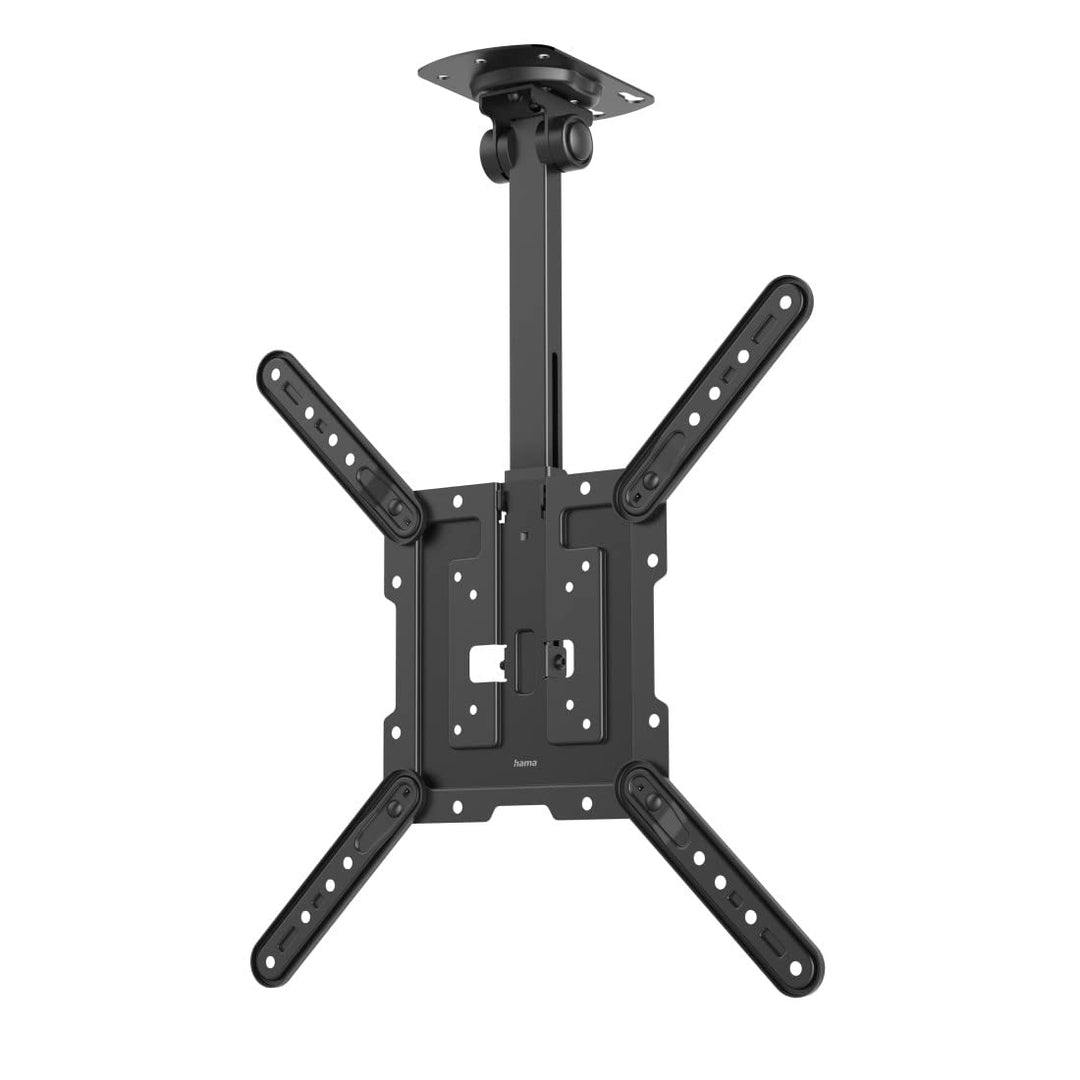 Hama TV Deckenhalterung 32“ - 65“ (Halterung für Fernseher schwenkbar, höhenverstellbar, Fernsehhalt
