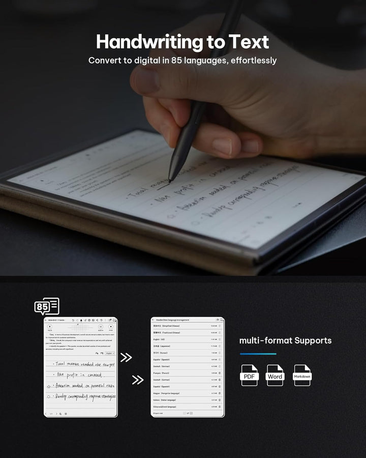 iFLYTEK AINOTE Air 2 Paper Tablet, 8,2-Zoll-E-Ink-Tablet mit AI, Sprach-zu-Text-Transkription, Mehrs