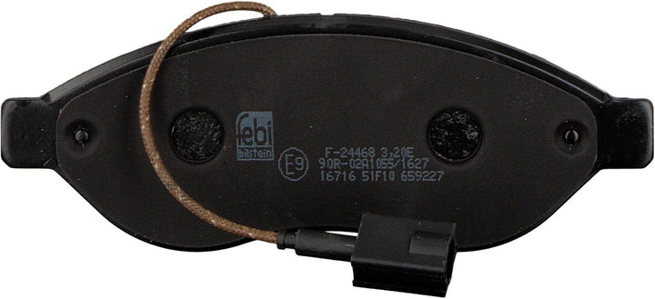 febi bilstein 16716 Bremsbelagsatz mit Schrauben , 1 Stück