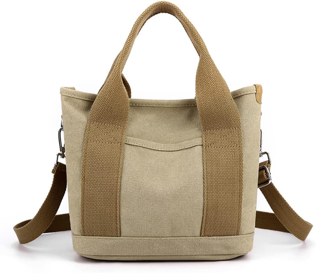 CORIOS Damen Umhängetasche Canvas Handtasche Schultertasche Kleine Kapazität Henkeltaschen Casual Tr