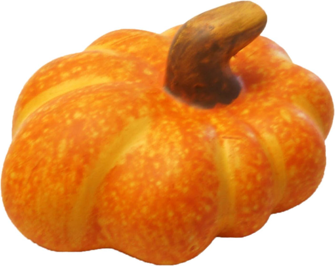 khevga Herbstdeko Zierkürbis Deko-Kürbisse aus Terracotta 12er Set