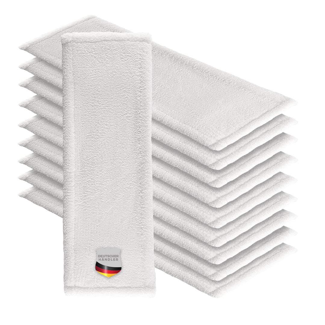 Mikrofaser Wischmop 40 cm White Ersatz für Mop Klapphalter Wischmoppbezug , für Versiegelung Reinigu