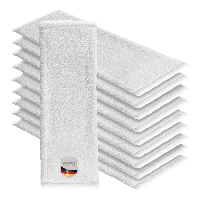Mikrofaser Wischmop 40 cm White Ersatz für Mop Klapphalter Wischmoppbezug , für Versiegelung Reinigu