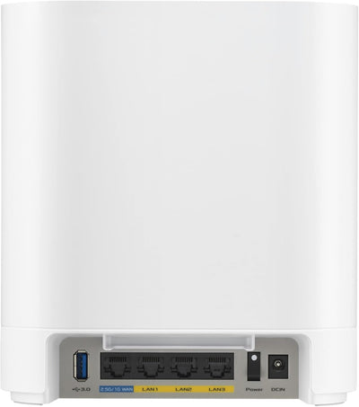 ASUS ExpertWiFi EBM68 2er Set Tri-Band WiFi 6 Mesh WiFi System (bis zu 5 SSIDs, benutzerdefiniertes