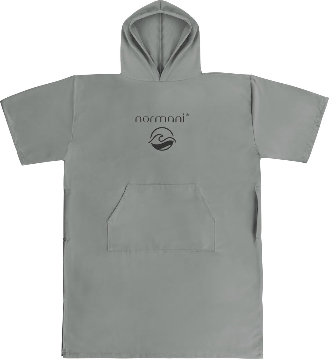 normani Unisex Badeponcho - Badehandtuch mit Kapuze aus Mikrofaser - schnelltrocknend und mit kleine