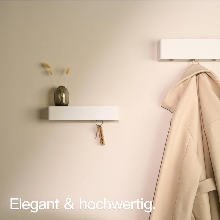 Designfabrik Hamburg Schlüsselbrett | Moderne Schlüsselaufbewahrung mit Ablage | Schlüsselhalter zur