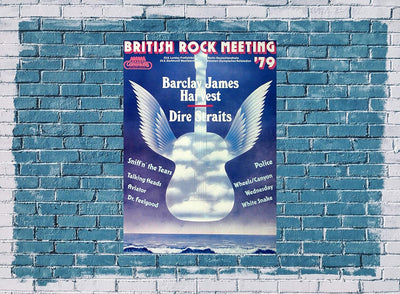 British Rock Meeting - Open Air, Tour 1979 » Konzertplakat/Premium Poster | Live Konzert Veranstaltu