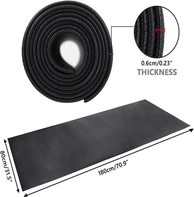 Bodenschutzmatte für Fitnessgeräte, Wiederstandsfähige Laufband Matte, 6mm Rutschfeste Unterlegmatte