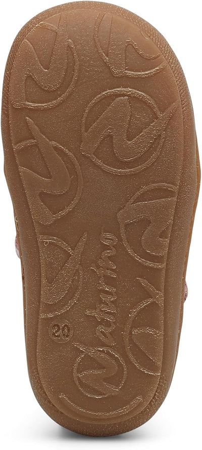 Naturino Baby-Mädchen Puffy Halbgeschlossene Sandalen 19 EU Rosa, 19 EU Rosa