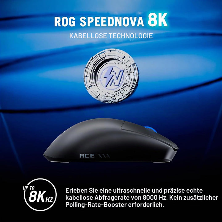 ASUS - Mouse Wireless ROG Harpe Ace II Nero ROG Harpe II Ace Schwarz, ROG Harpe II Ace Schwarz