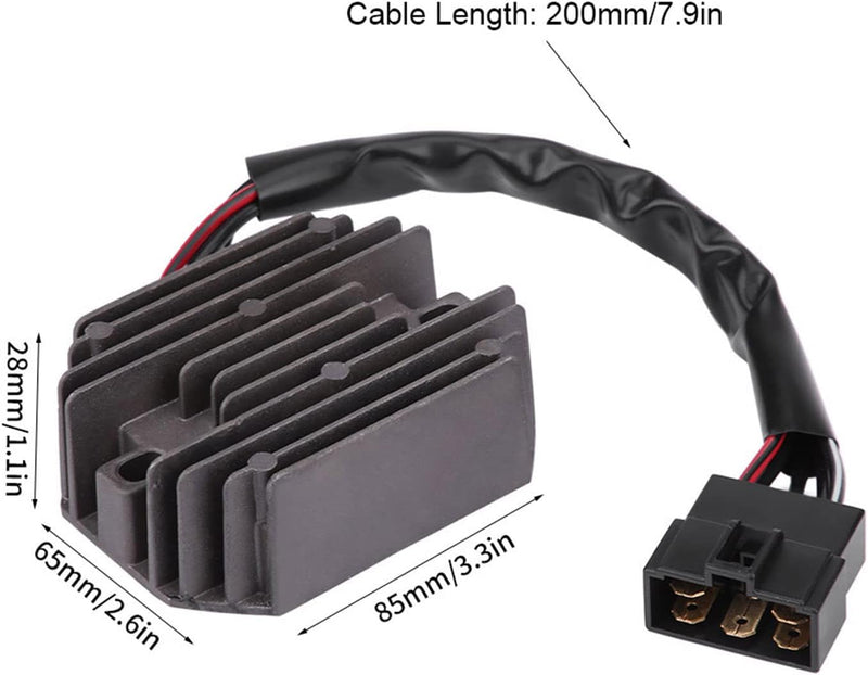 Fydun Motorrad Spannungsregler Gleichrichter Aluminiumlegierung Spannung Stabilisator Gleichrichter