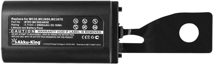 Akku-King Akku kompatibel mit Symbol MC30, MC3000, MC3070, MC3090, MC30X0 - ersetzt 55-002148-01 - L