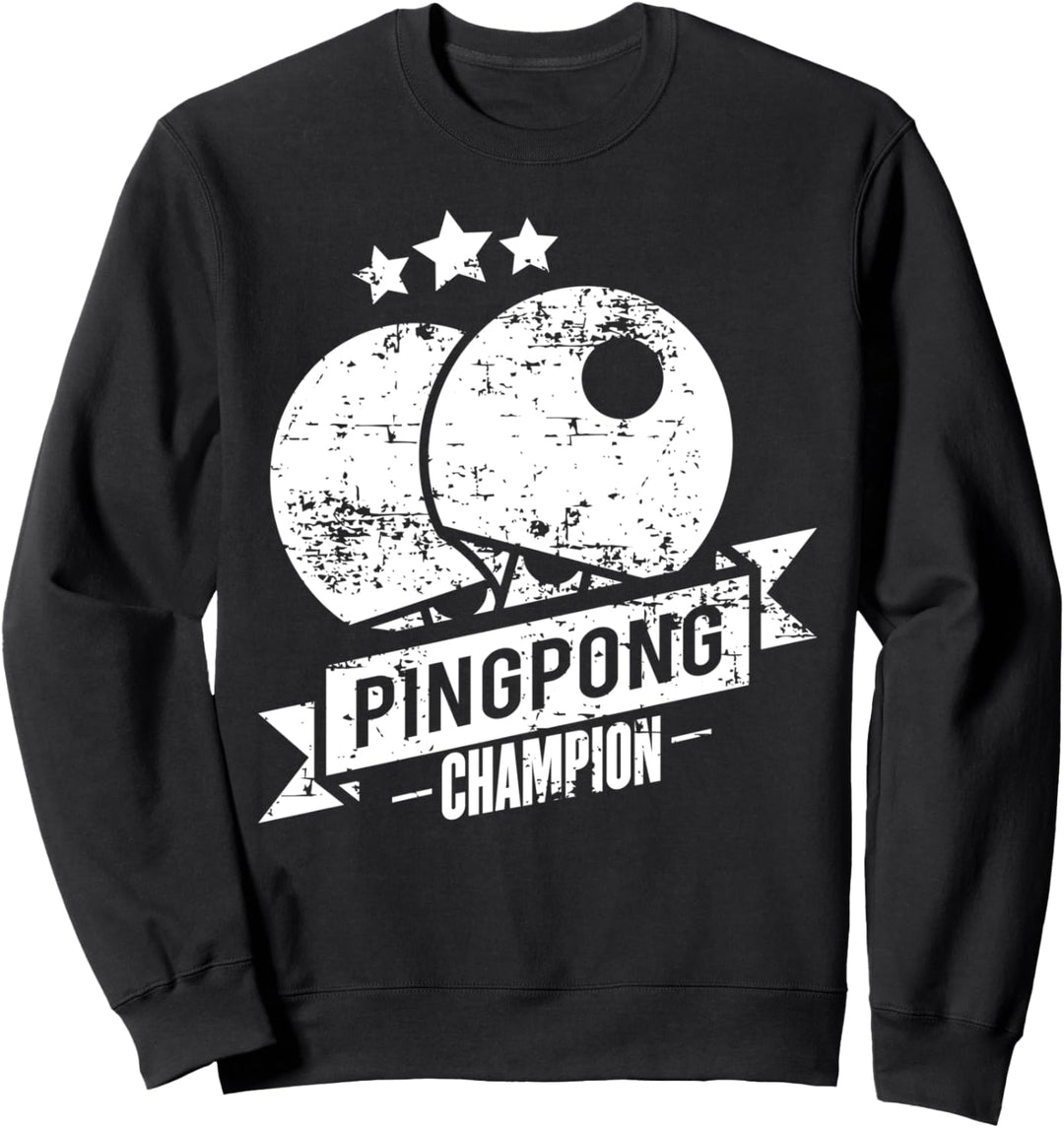 Tischtennis Tischtennis-Tischtennis-Meister Vintage-Tischspo Sweatshirt