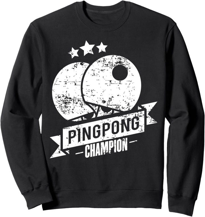 Tischtennis Tischtennis-Tischtennis-Meister Vintage-Tischspo Sweatshirt