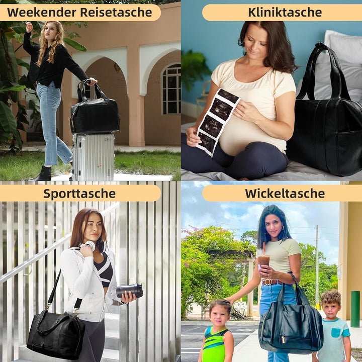 MISS FONG Reisetasche Damen Herren Sporttasche Damen Duffle Bag Weekender Damen Herren Reisetasche P