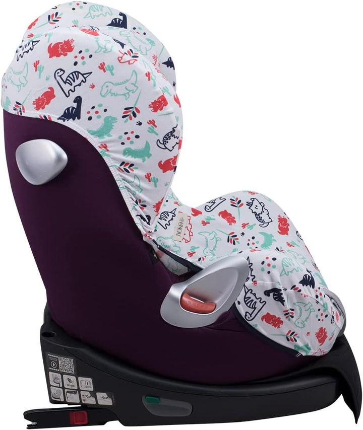 JYOKO KIDS Bezug kompatibel mit Cybex Sirona, Q I Size (DINO PARTY, SIRONA)