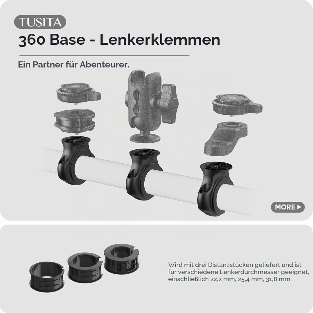 TUSITA 360 Basis - Bar Klemme Mittel Medium, Medium