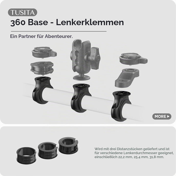TUSITA 360 Basis - Bar Klemme Mittel Medium, Medium