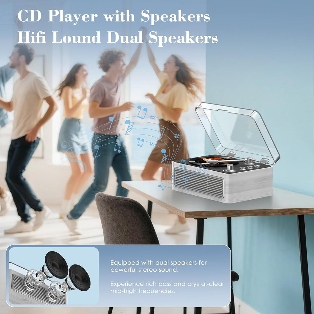 CD Player Tragbar Bluetooth: Kegaudio Radio mit CD-Player Tragbarer mit Lautsprecher Fernbedienung U