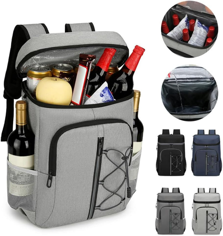 SOUUXIU ühlrucksack, Kühltasche Rucksack, Picknickrucksack,25L Leichter Camping-Rucksack für Männer