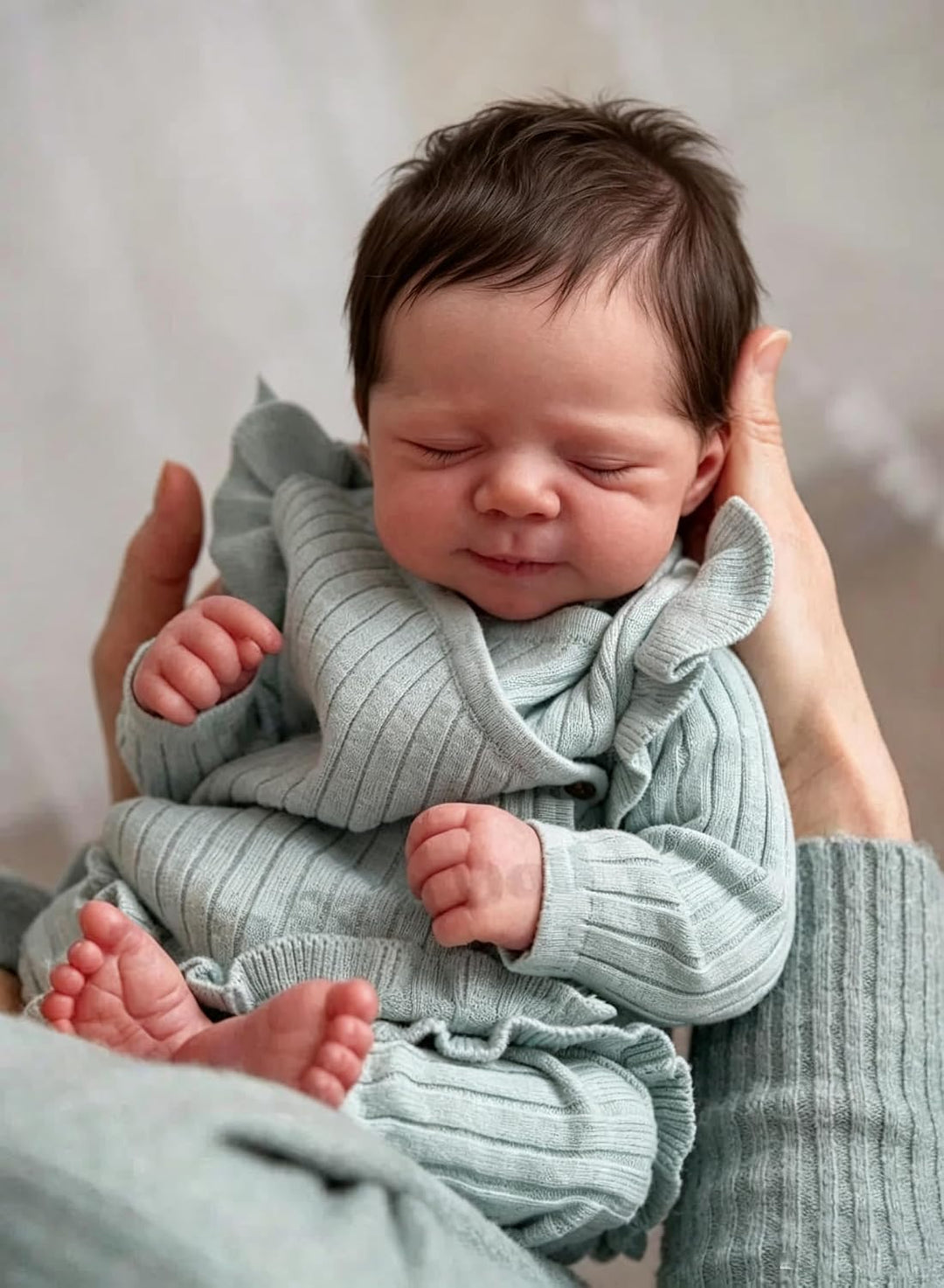 Zero pam Reborn Puppen Lebensecht-45CM Reborn Baby Mädchen, Lebensechte Babypuppen, Echte Babypuppe