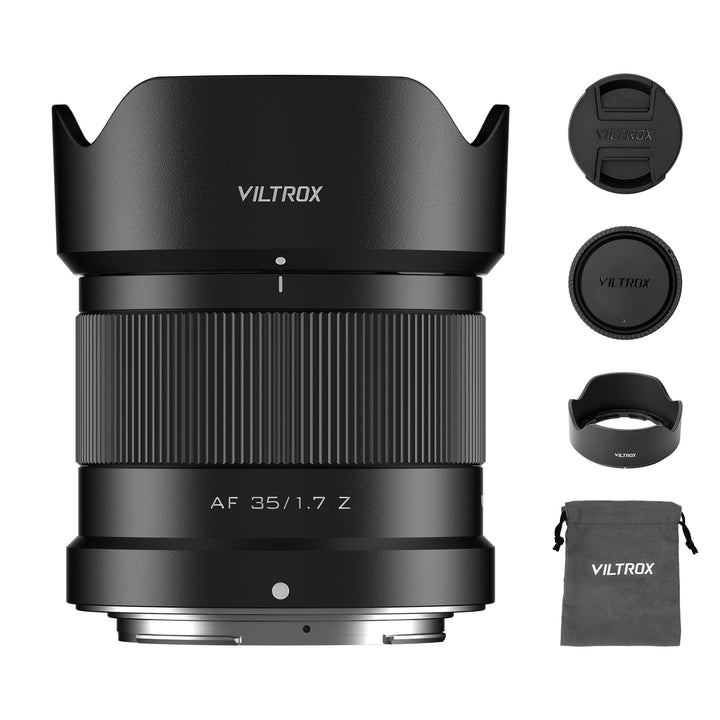 VILTROX AF 35mm F1.7 Objektiv für Nikon Z-Mount, f/1.7 APS-C Autofokus-Festbrennweite mit grosser Bl