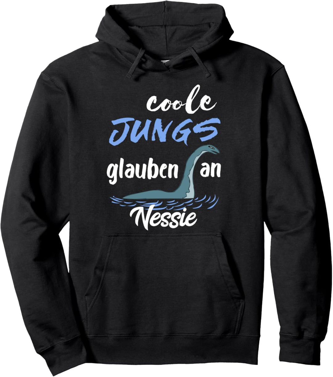 Coole Jungs Glauben An Nessie Loch Ness Ungeheuer Glauben Pullover Hoodie