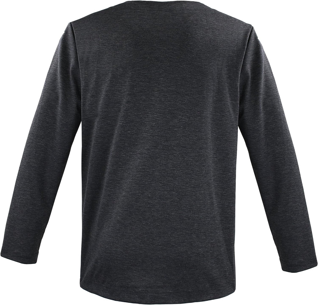 By Johanna Cardigan Trachtenjacke mit Knöpfen Herren | Trachten Strickjacke in grau-anthrazit | Fein