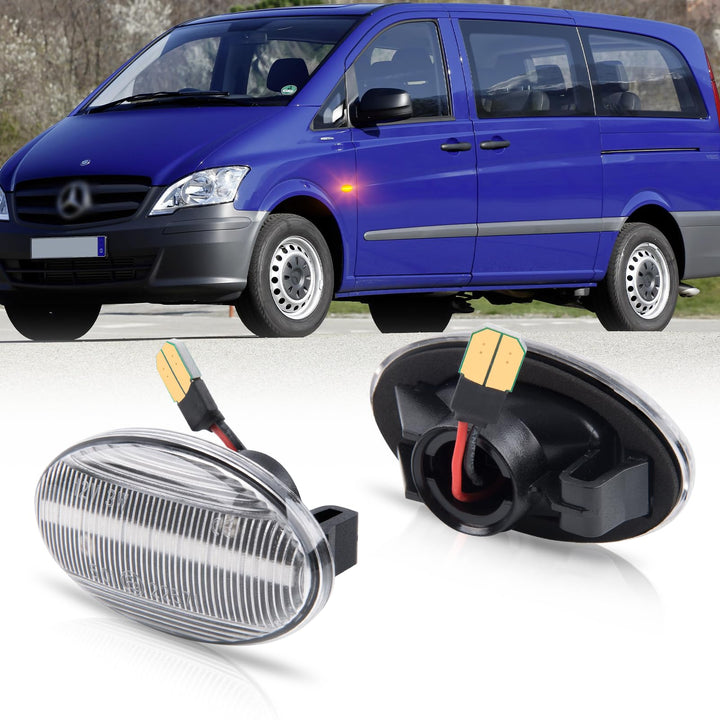 LED Blinker Spiegelblinker für Mercedes-Benz Smart W450 W452 A-Class W168 Citan W415 Vito W639 W447,