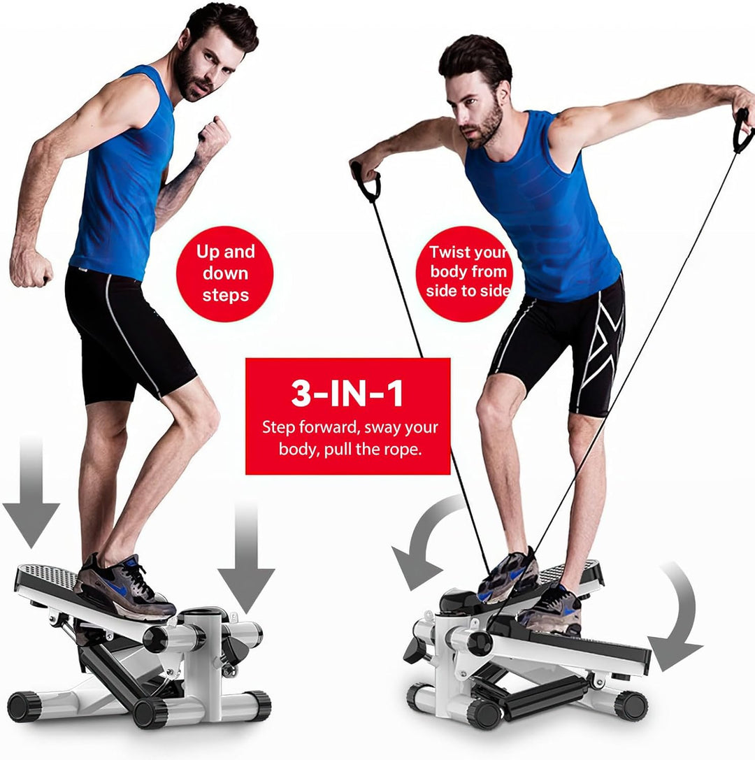 Stepper FüR Zuhause 120kg, Ministepper FüR Zuhause, Hometrainer Stepper, FüR Effektives Bein/Arm/Po