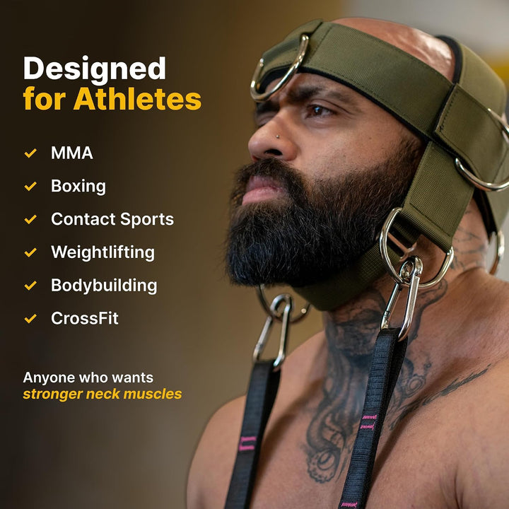 Iron Neck Alpha-Geschirr – verbessert die Nackenstärke, optimiert das Nacken-Workouts – fortschrittl