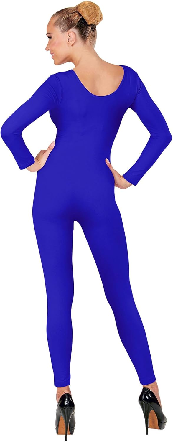 W WIDMANN MILANO Party Fashion - Body mit Ärmeln, sexy Einteiler, Overall, für Verkleidungen und Tan